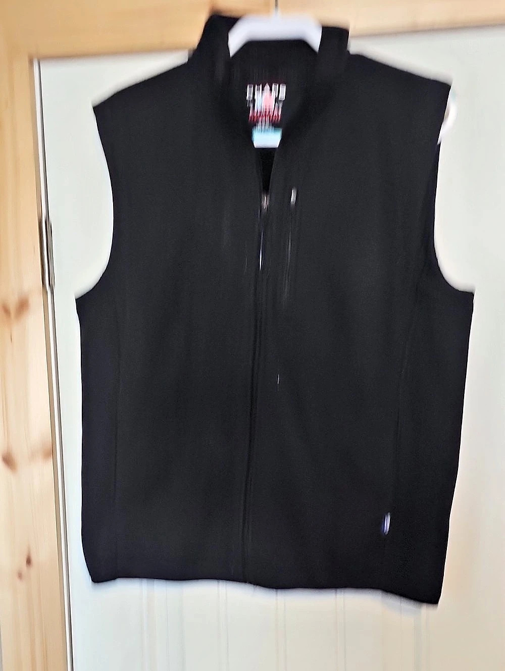 Chaps Everyday Performance Full Zip Vest Men's Black Medium